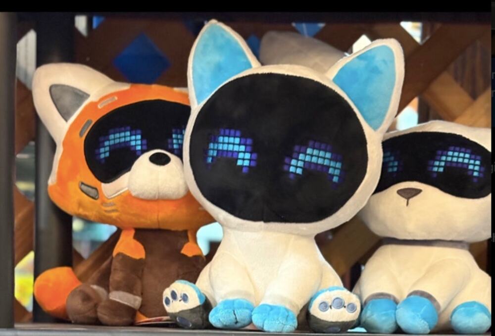 Youtooz Astro Bot Plush Lot of 3 Cat Bot Red Panda PlayStation PS5 9"
